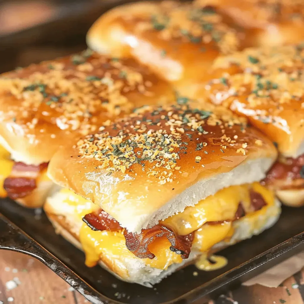 Crack Breakfast Sliders (Bacon Egg & Cheese)