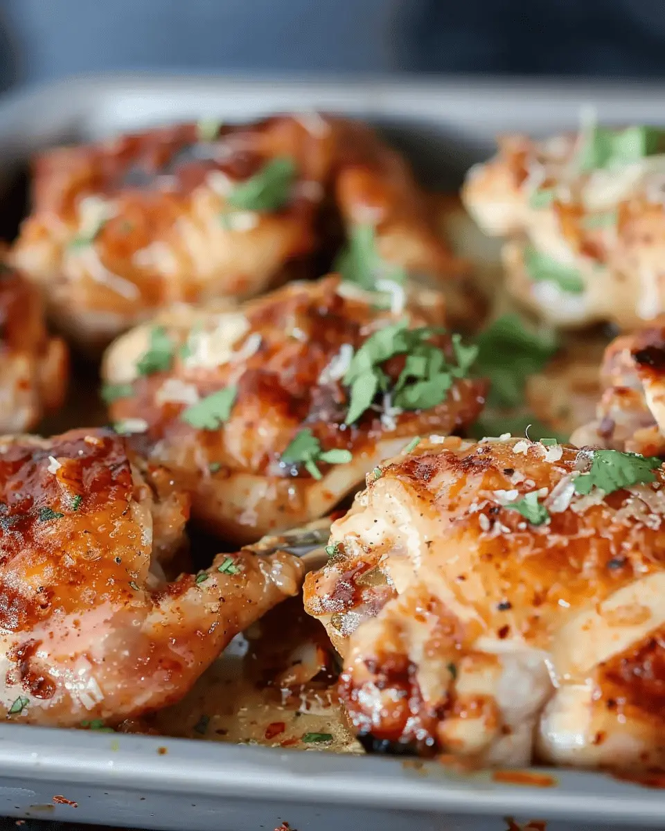 Blackstone Garlic Parmesan Chicken