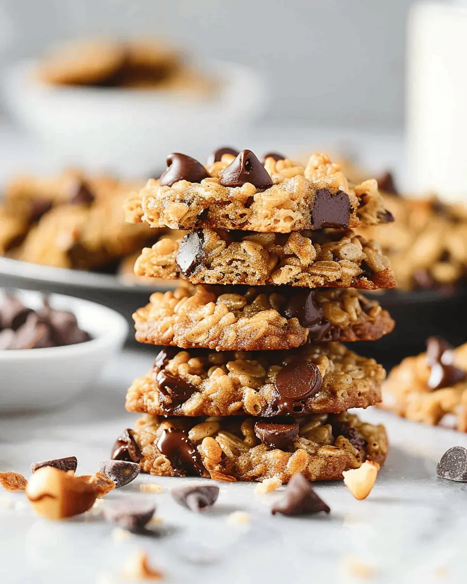 Chocolate Chip Rice Krispie Cookies