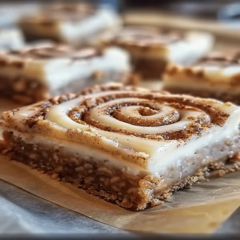 Cinnamon Roll Bliss Bars