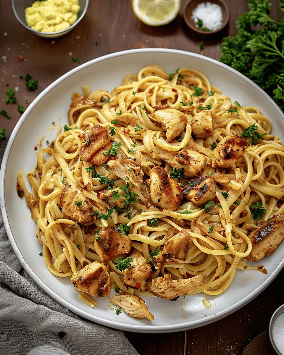 Cowboy Butter Chicken Linguine
