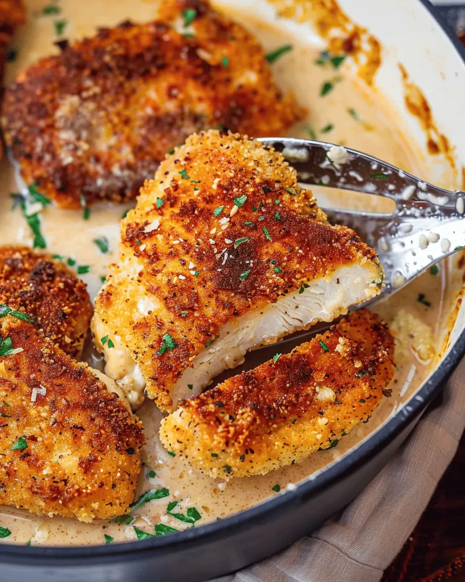 Crispy Garlic Parmesan Chicken