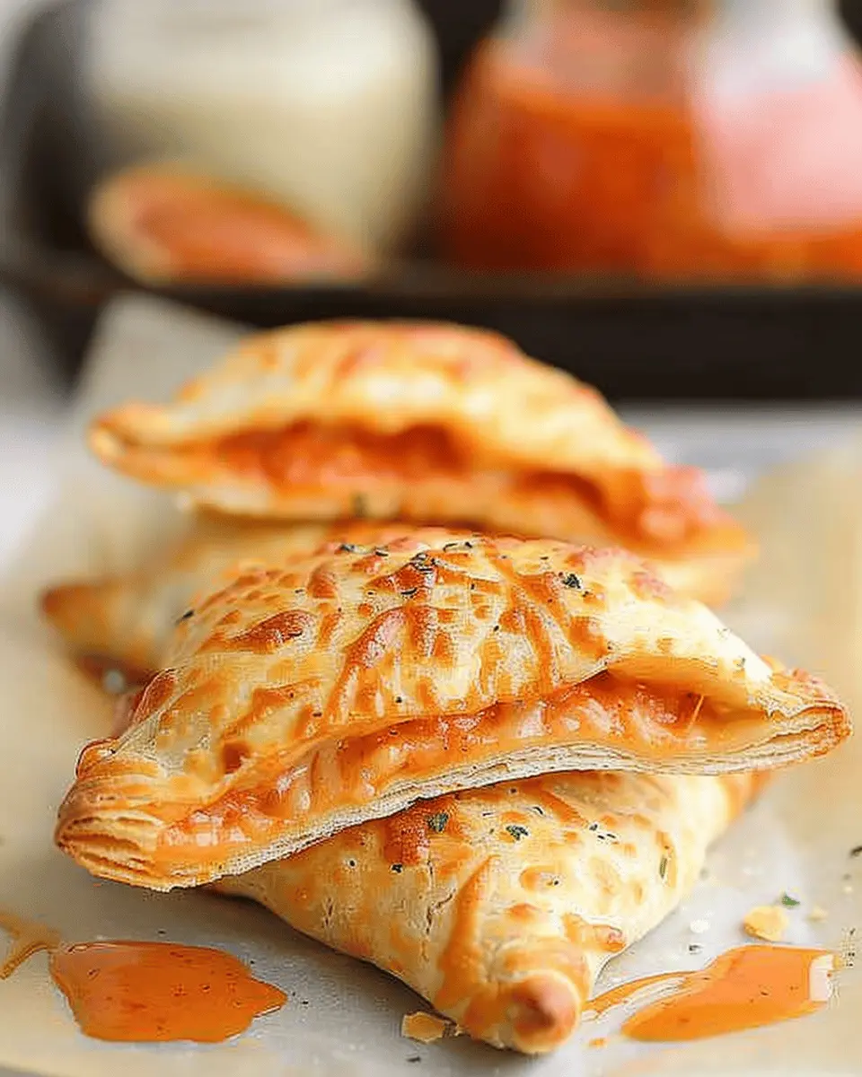 Easy Cheesy Homemade Pizza Pockets