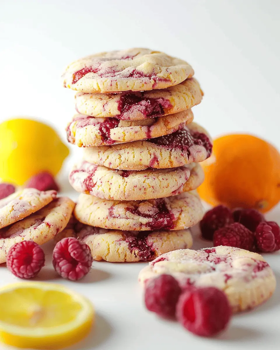 Lemon Raspberry Cookies