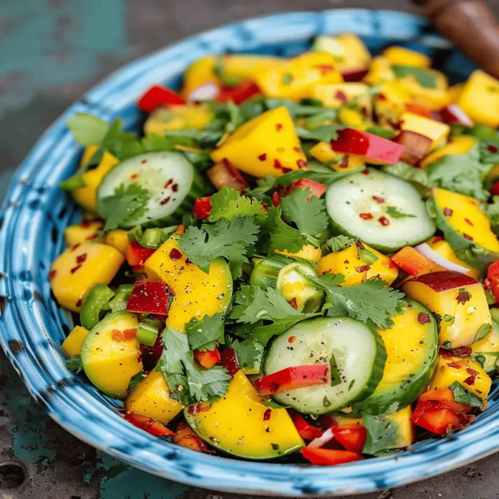 Mediterranean-Style Mango Salad Recipe