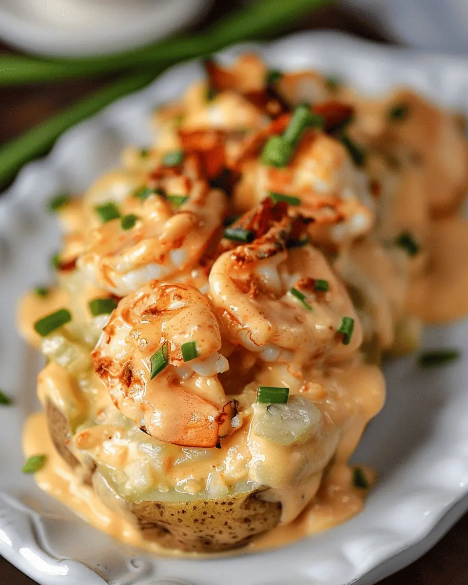 Seafood Stuffed Potatoes Recipe
