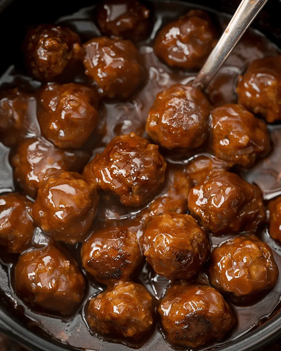 Slow Cooker Salisbury Steak Meatballs
