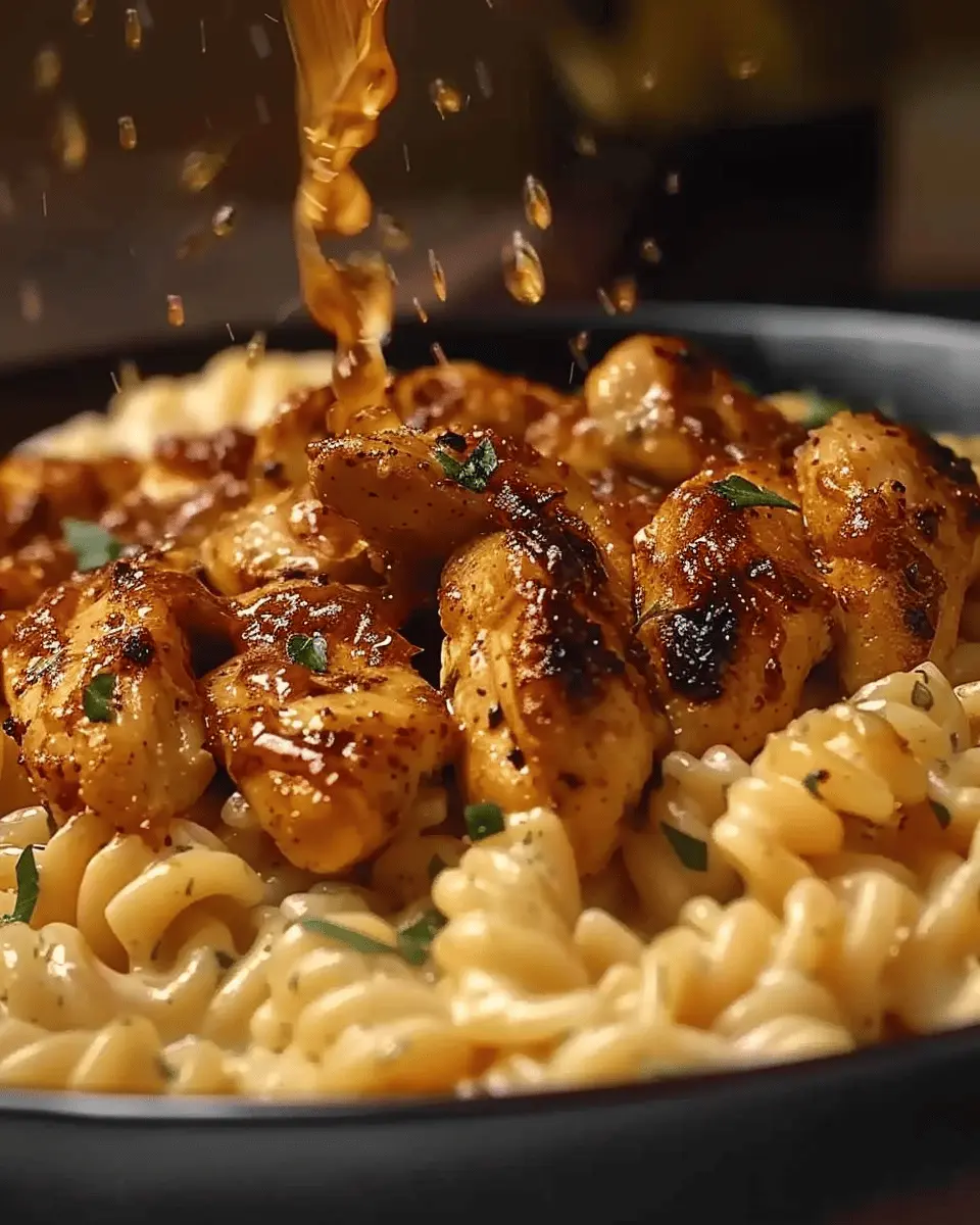 Spicy Cajun Honey Butter Chicken & Pasta