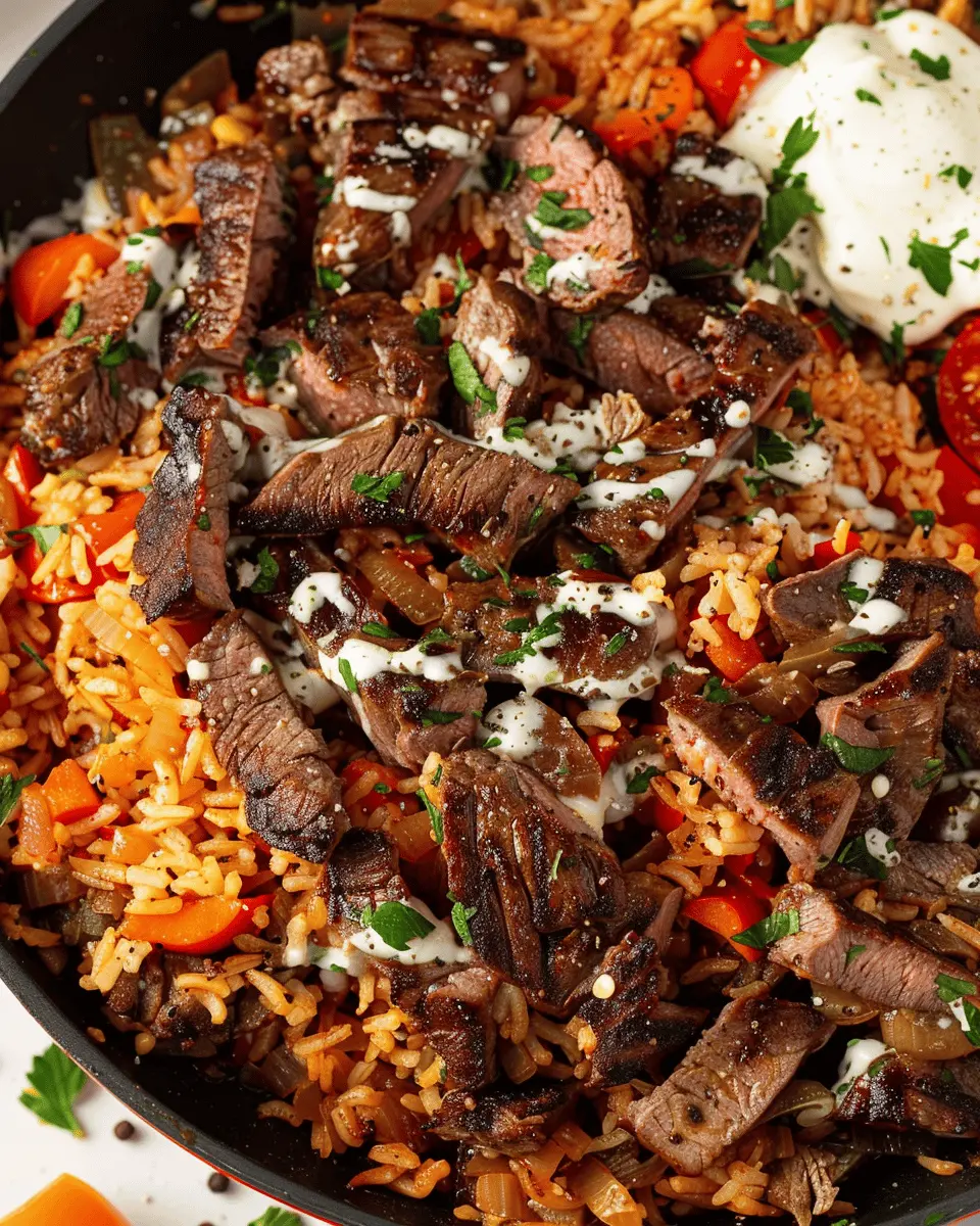 Steak & Queso Rice