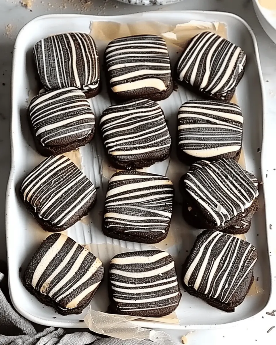 Zebra Cookies
