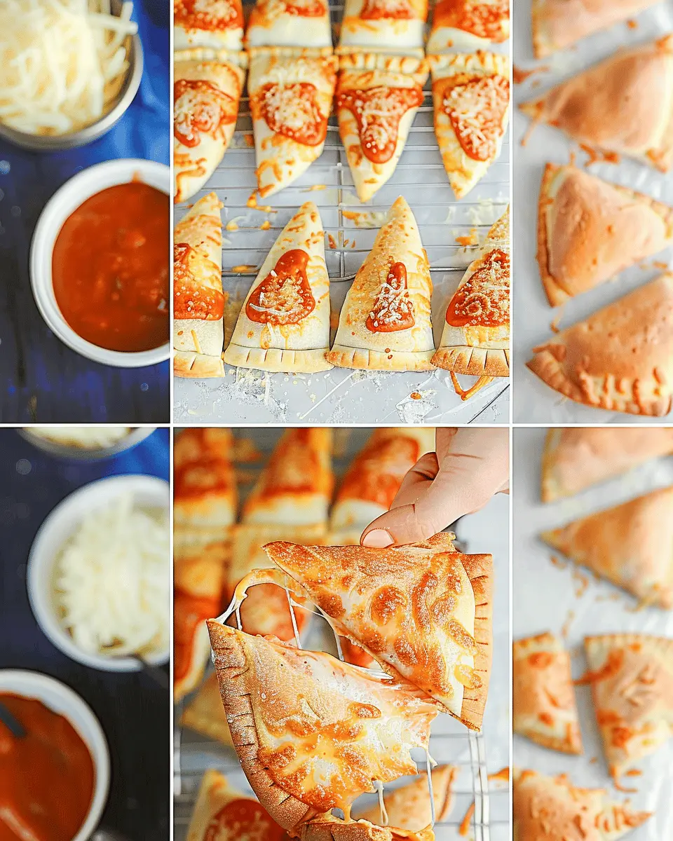 Easy Cheesy Homemade Pizza Pockets