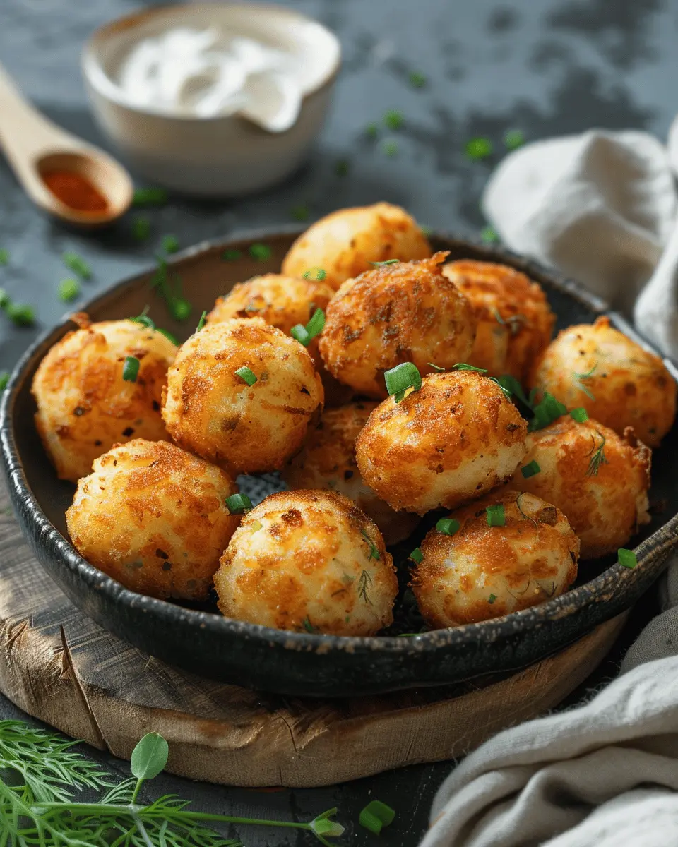 Air Fryer Mashed Potato Balls