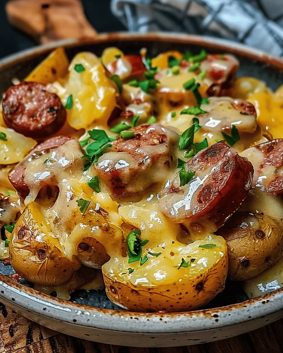 Cheesy Ranch Potatoes and Sausage