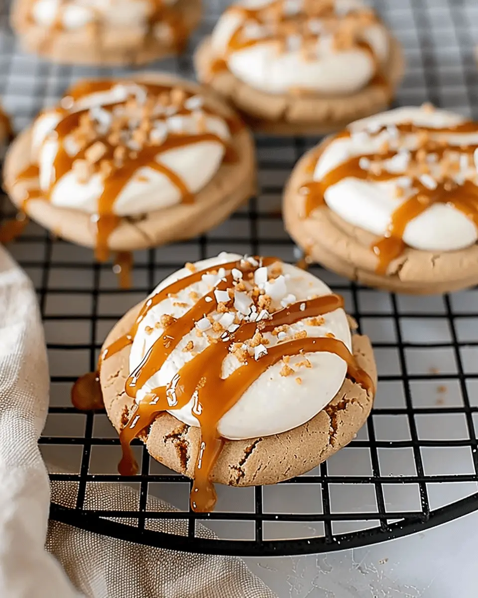 Salted Caramel Cheesecake Cookie