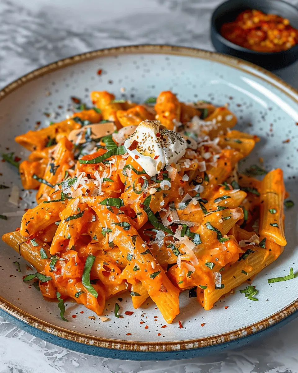 Easy and Creamy Tomato Garlic Pasta Recipe