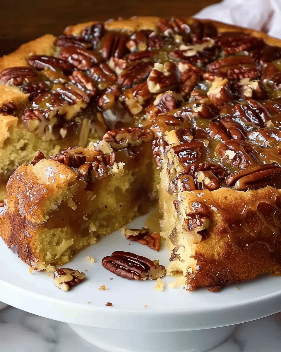 Pecan Upside-Down Cake