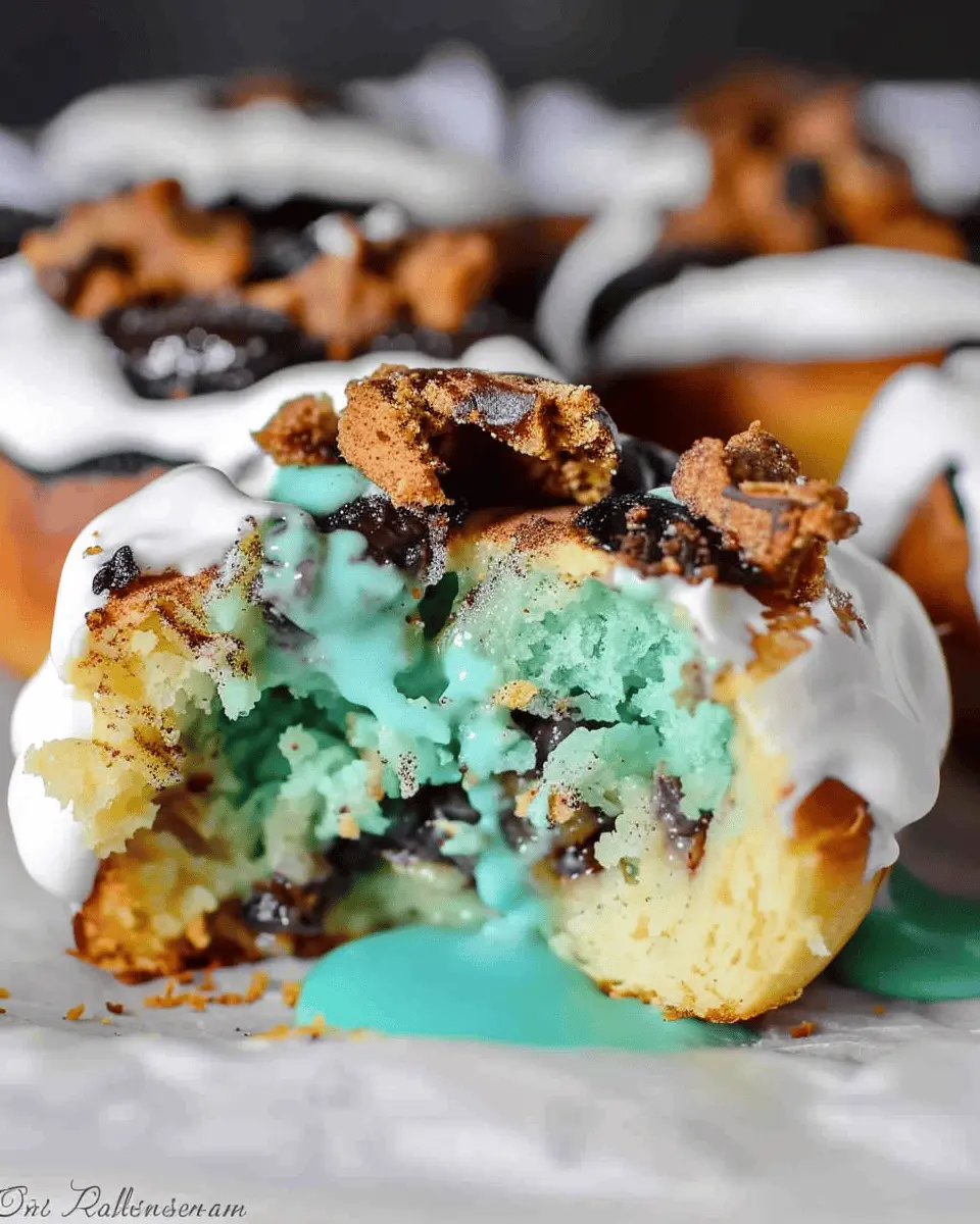 ookie Monster Cinnamon Rolls