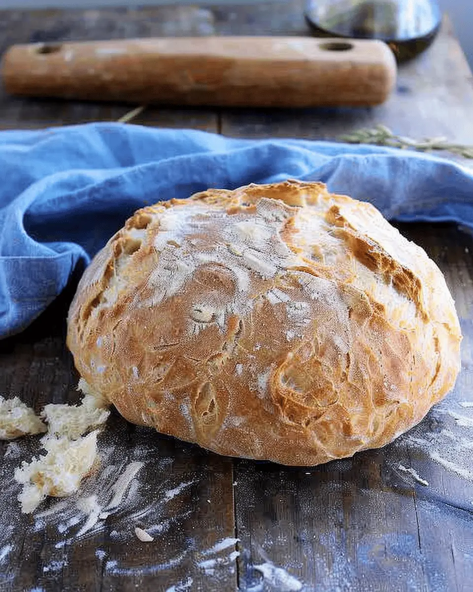 Rustic Italian Crusty Bread