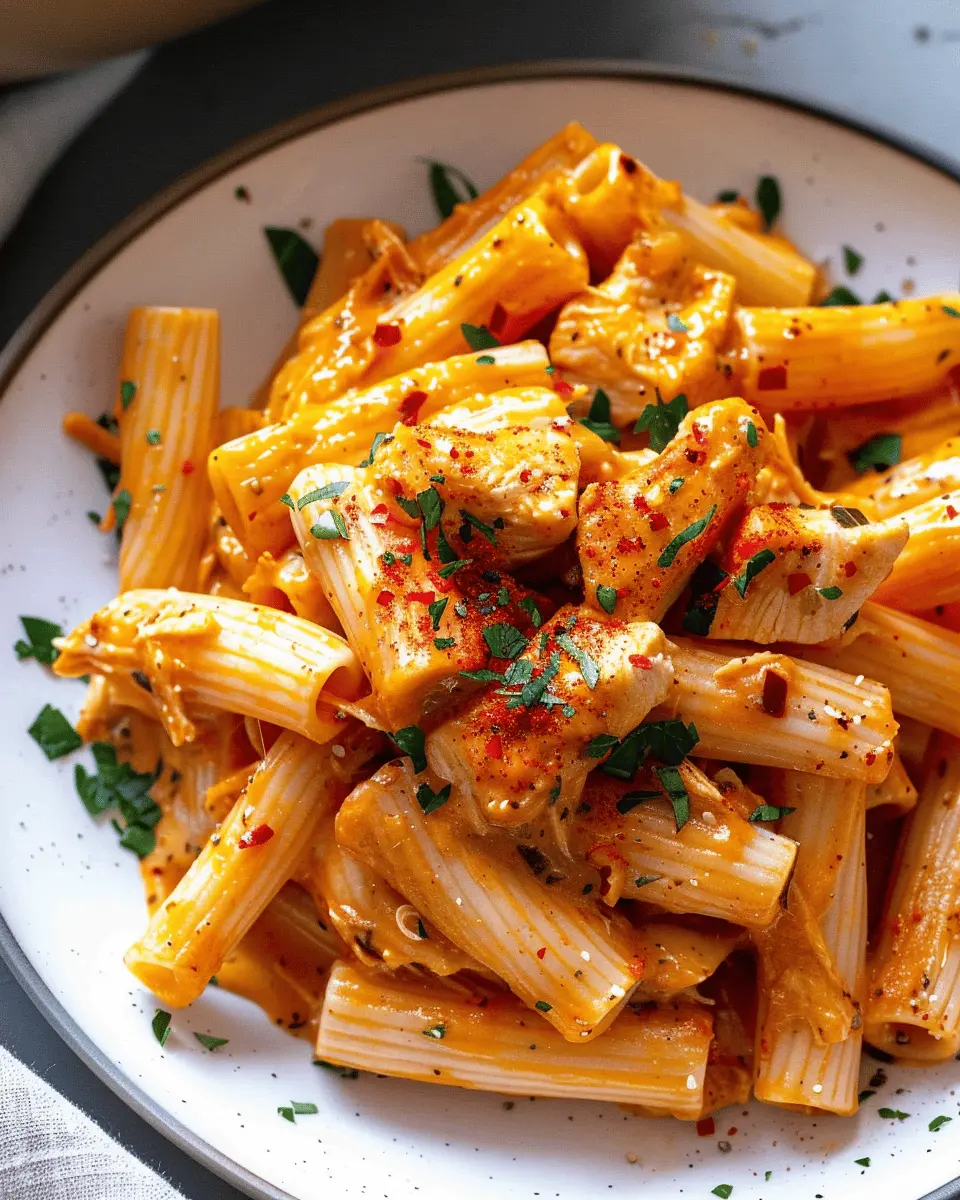 Spicy Creamy Cajun Chicken Pasta