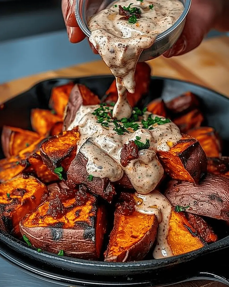 Smoky Roasted Sweet Potatoes with Chipotle Mayo