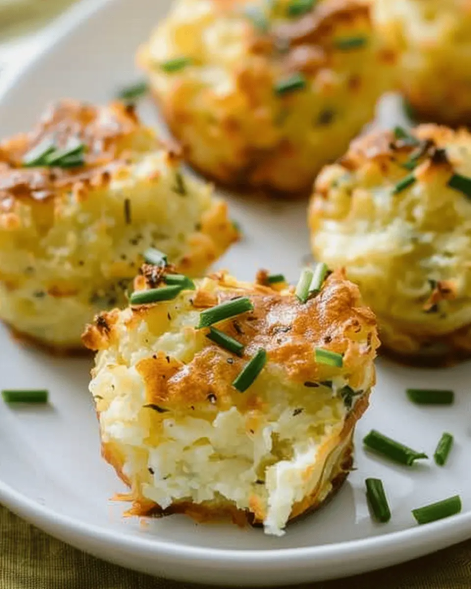 Cheesy Mashed Potato Puffs