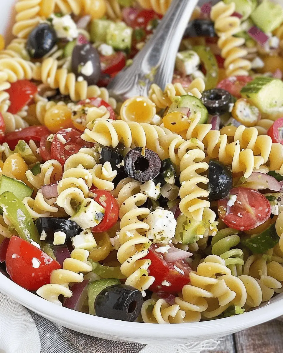Easy Italian Pasta Salad