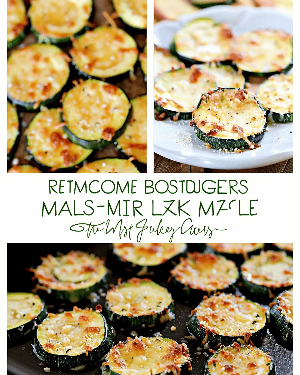Baked Parmesan Zucchini Rounds: A Deliciously Easy Snack