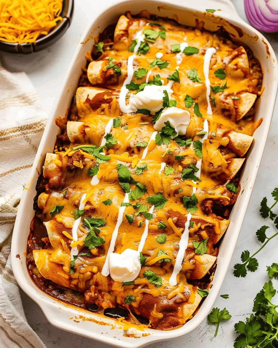 Beef Enchiladas: Easy and Indulgent Recipe for Home Cooks