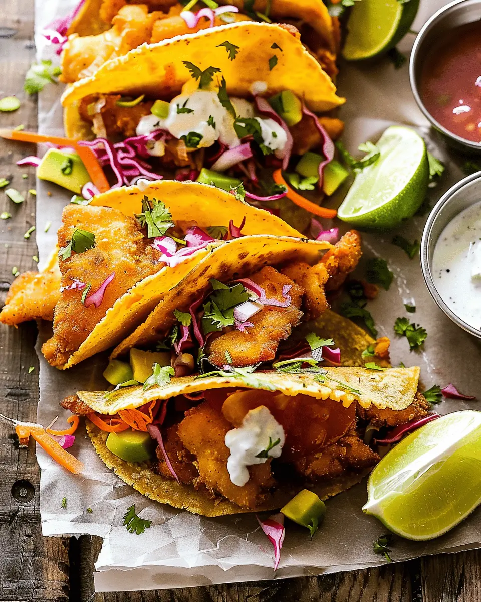 Crispy Chicken Tacos: The Easy Recipe You’ll Want to Make Tonight