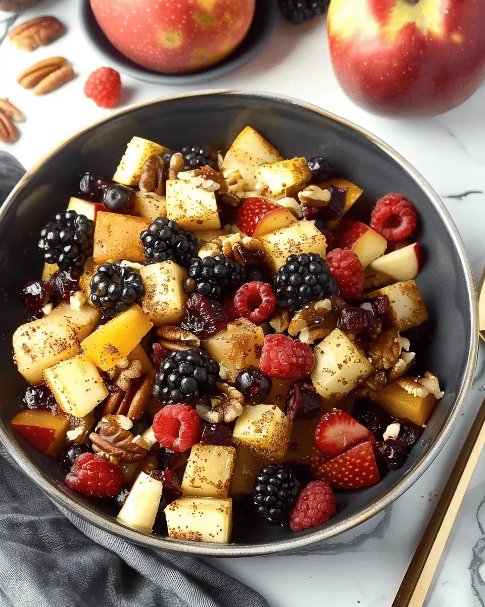 Fall Fruit Salad: A Refreshing Twist on Autumn Flavors