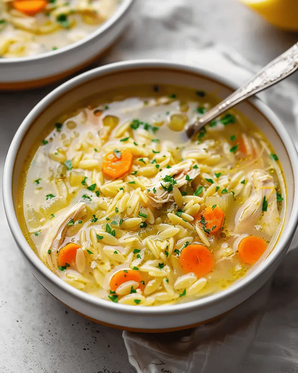 Lemon Chicken Orzo Soup: A Bright and Easy Comfort Dish