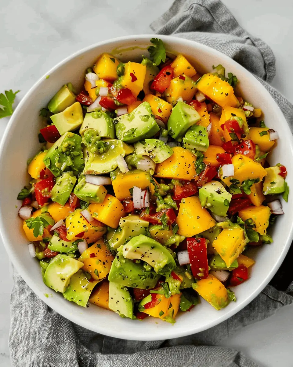 Mango Avocado Salad: A Refreshing Spin on Summer Flavors