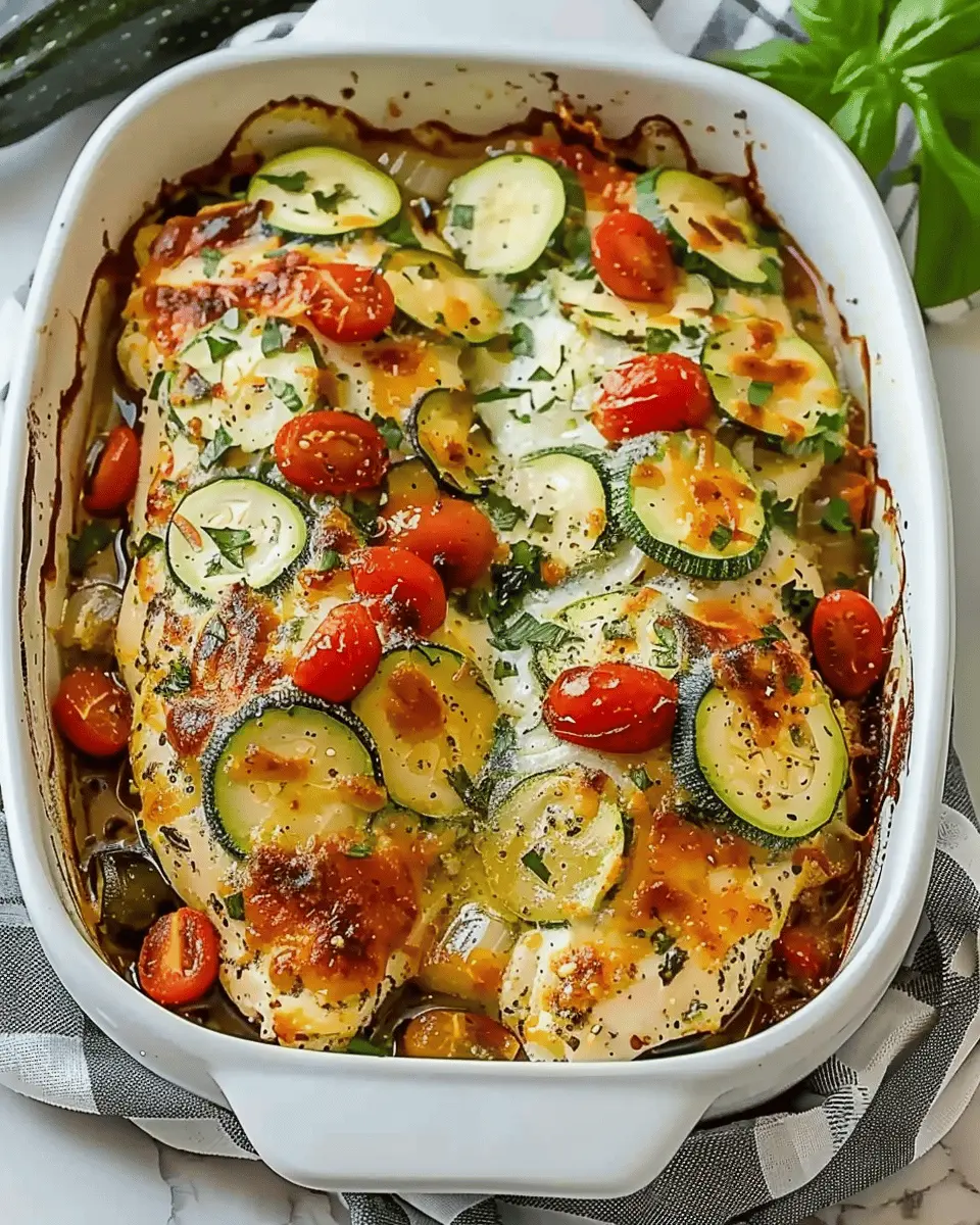 Mediterranean Chicken Zucchini Bake: Easy and Delicious Weeknight Meal