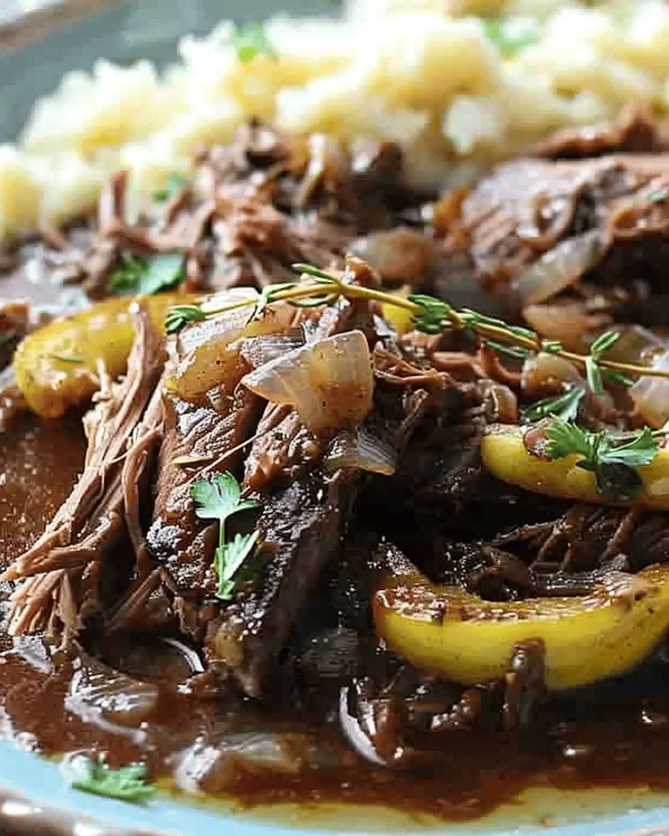 Mississippi Pot Roast: The Best Pot Roast Ever with Turkey Bacon