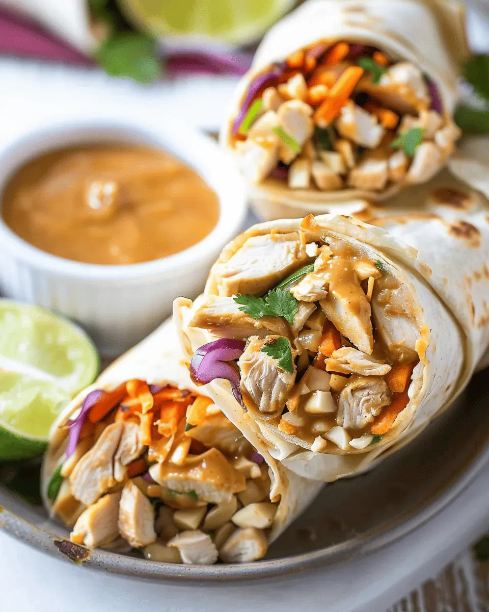 Peanut Chicken Wrap Recipe: Easy, Delicious Family Favorite