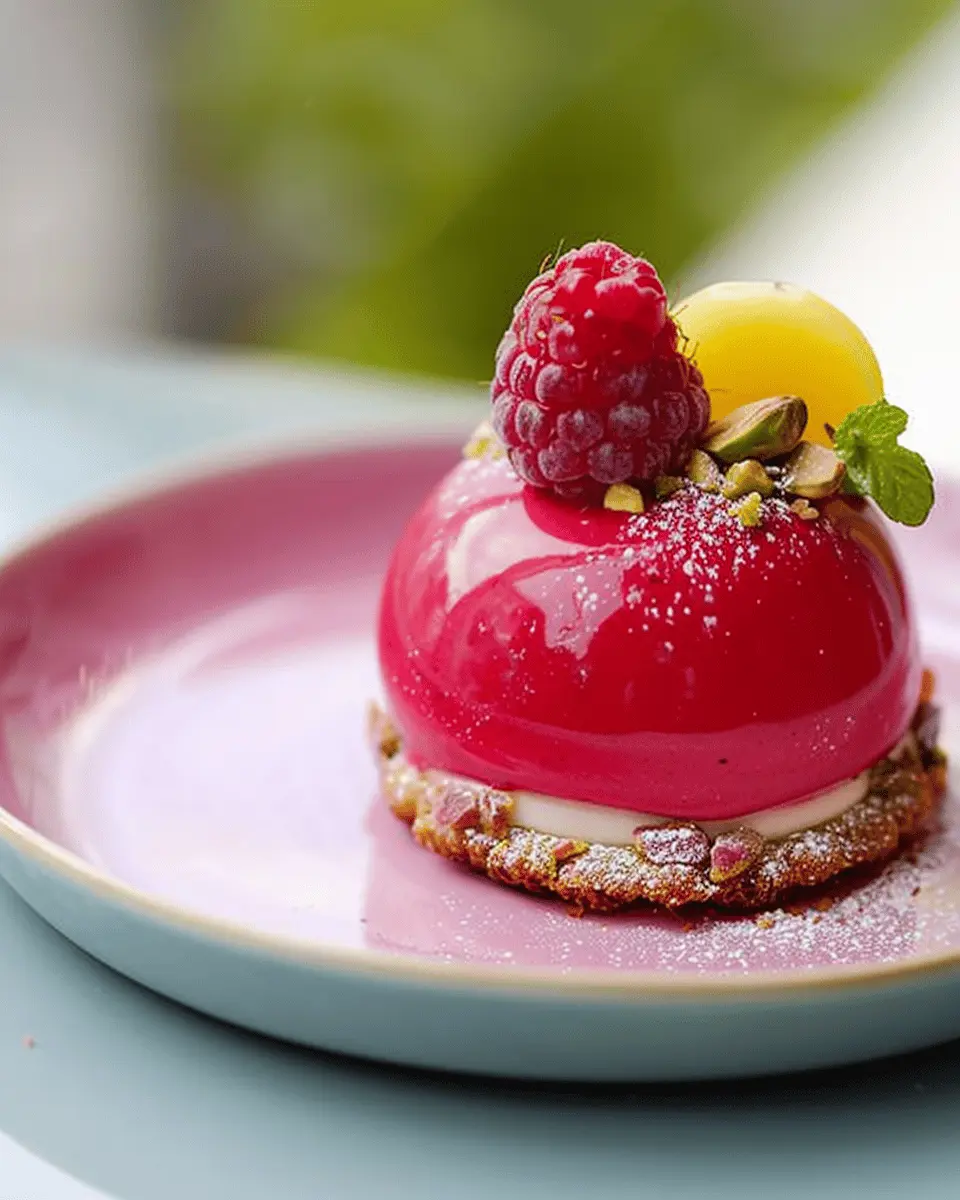 Raspberry Pistachio Entremet: The Best Indulgent Dessert Recipe