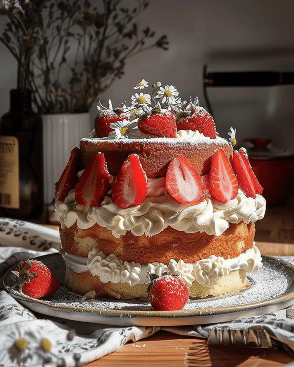 Strawberries and Cream Cake: The Best Indulgent Dessert Recipe