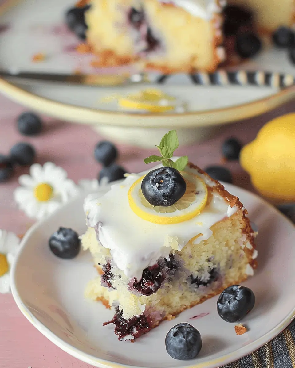Lemon Blueberry Sheet Cake: Easy Recipe for Sweet Memories