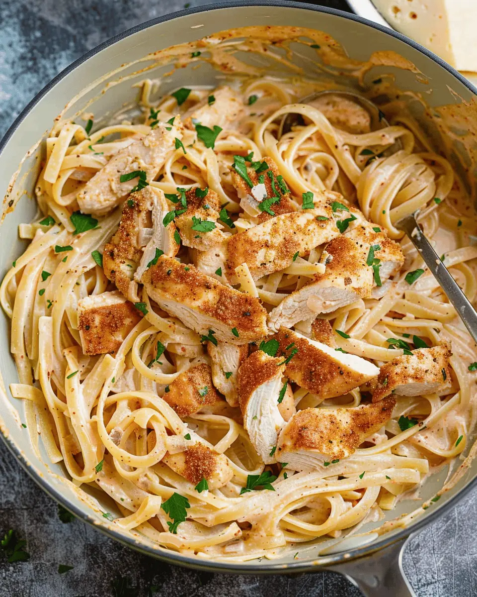 Creamy Cajun Chicken Pasta with Turkey Bacon: A Comforting Delight