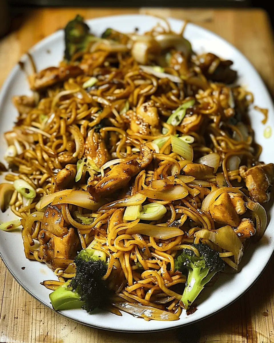 Garlic Chicken Lo Mein: Easy Comfort Food for Any Night