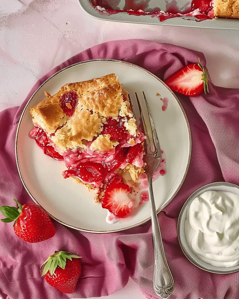 Strawberry Cheesecake Dump Cake: Easy Indulgence for All