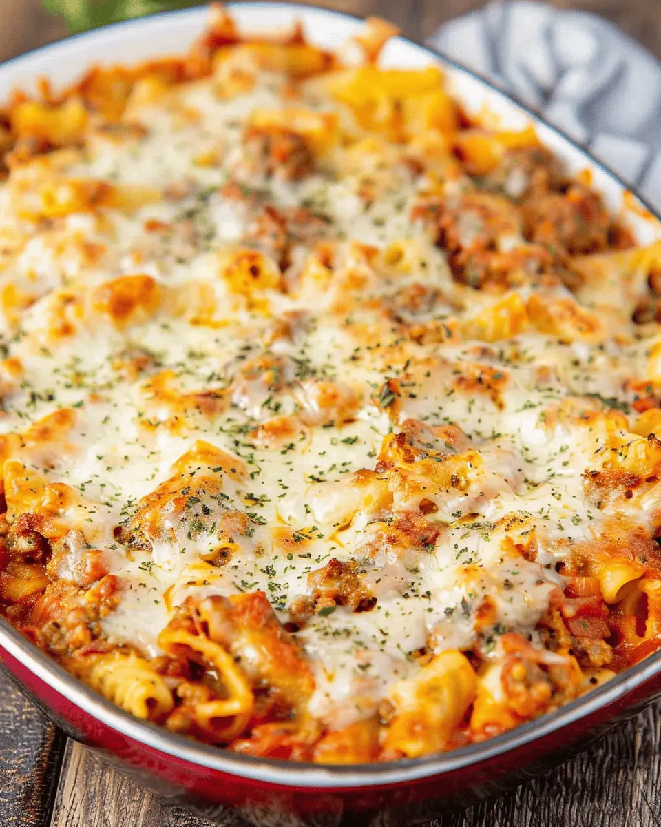 Million Dollar Baked Ziti Recipe