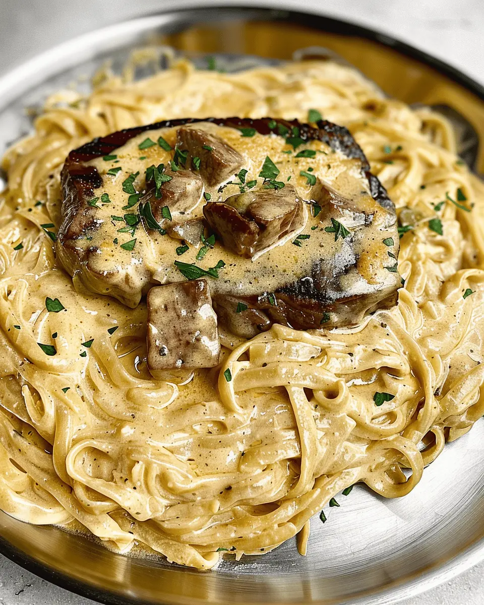 Garlic Butter Steak with Parmesan Alfredo: The Best Homemade Delight