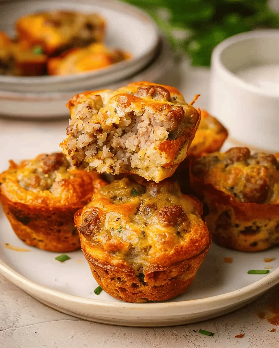 High Protein Sausage Pancake Muffins That Make Mornings Easy