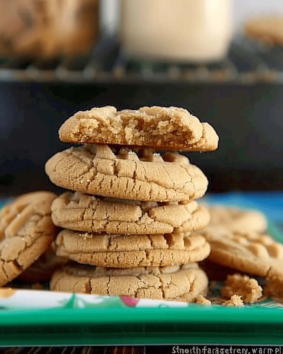 Thick and Chewy Peanut Butter Cookies That Melt in Your Mouth