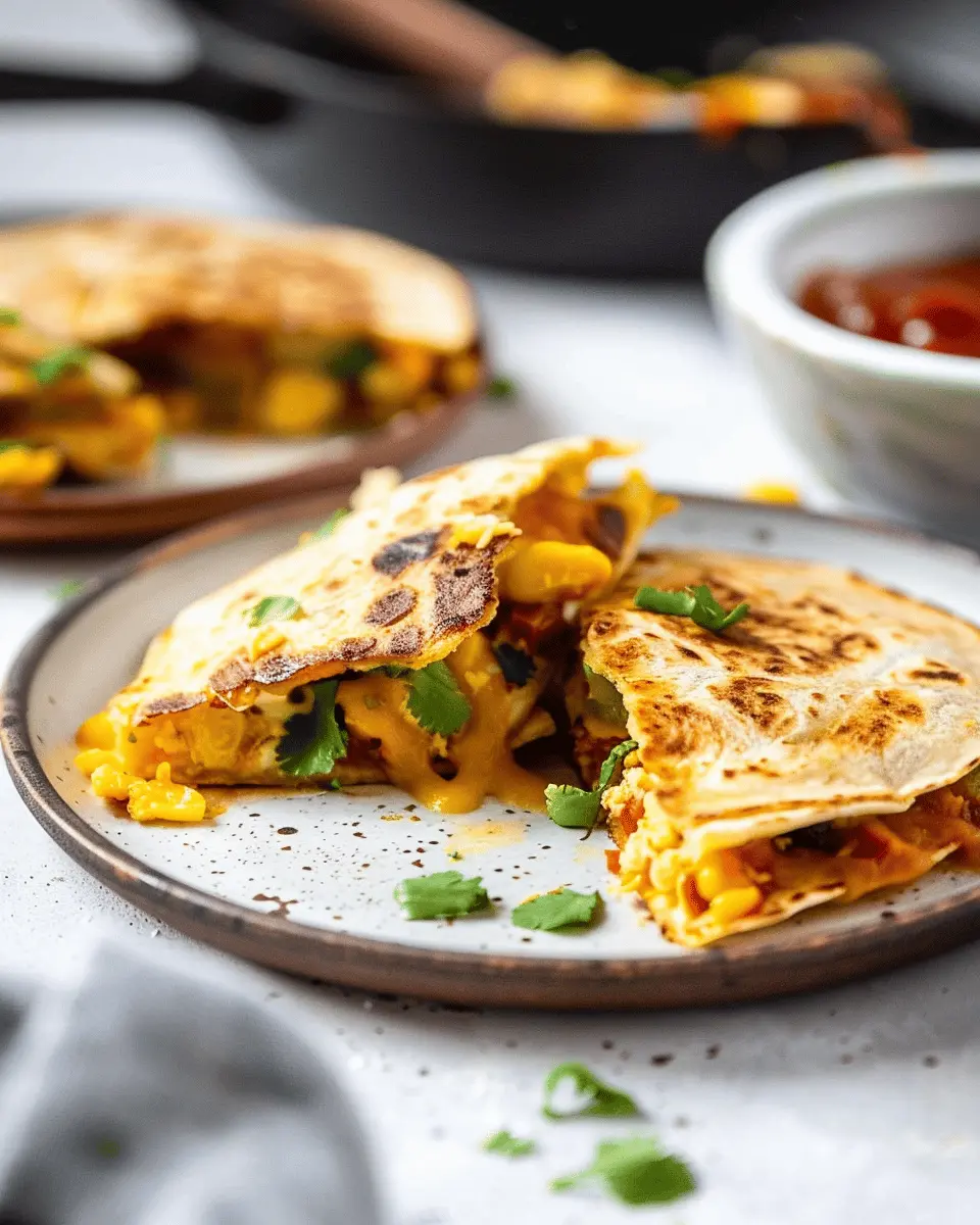 Breakfast Quesadilla: The Best Recipe with Turkey Bacon and Chicken Ham