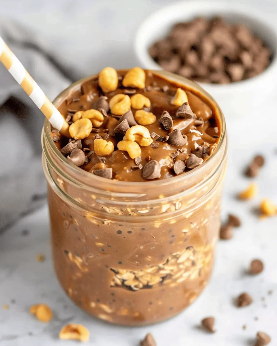 Brownie Batter Overnight Oats