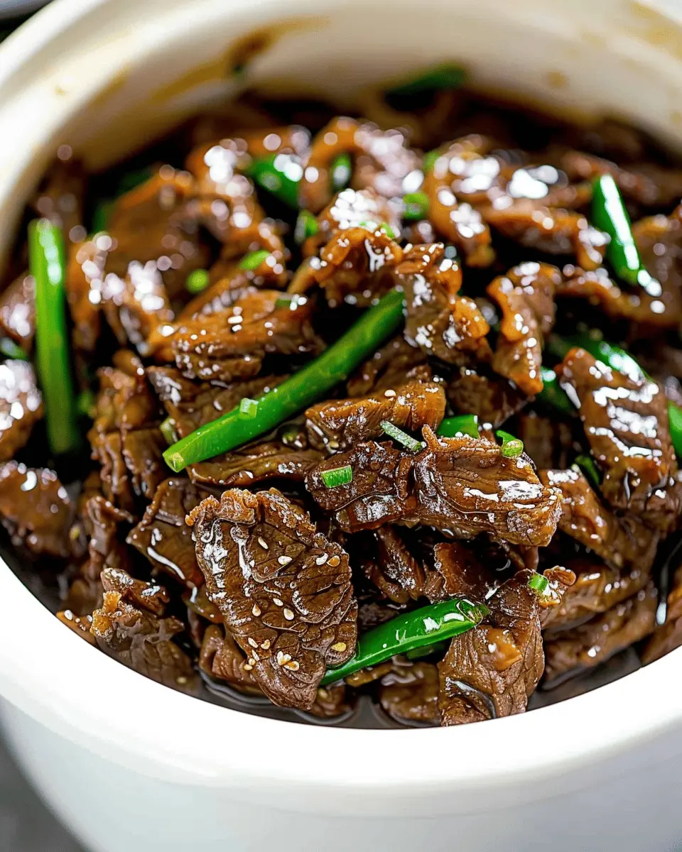 Slow Cooker Mongolian Beef: Easy, Flavor-Packed Comfort Meal