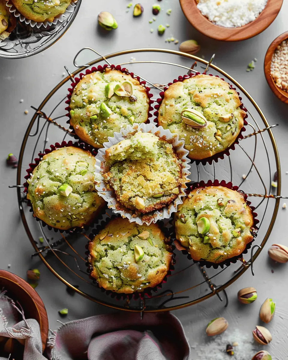 Bakery Style Pistachio Muffins: Indulgent Treat for Every Home Chef