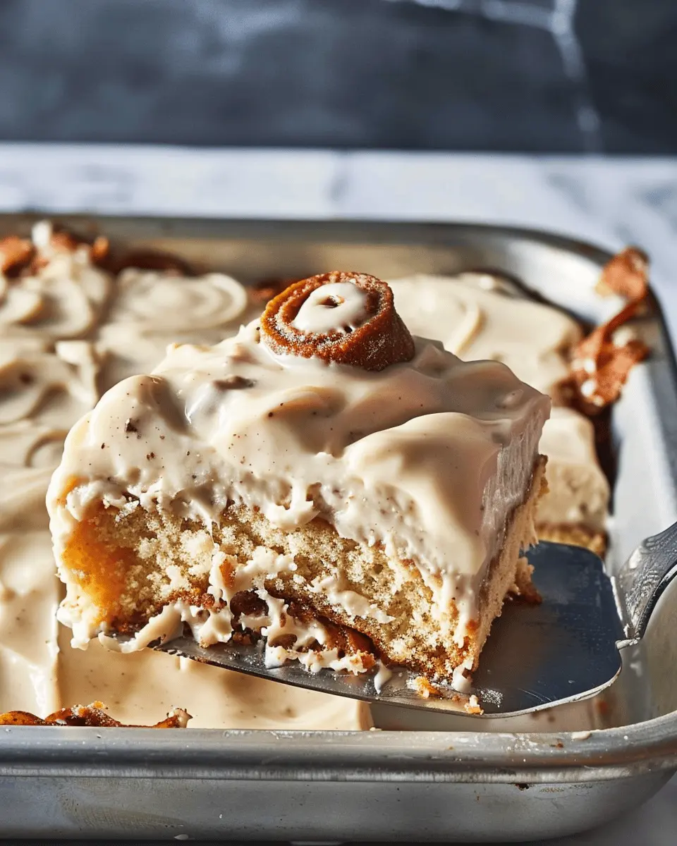 Cinnamon Roll Poke Cake: An Easy Indulgence for Home Bakers